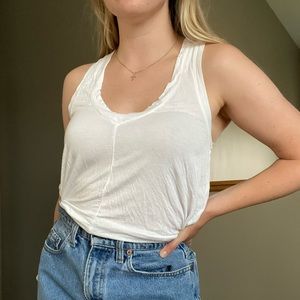 American Eagle White Tank